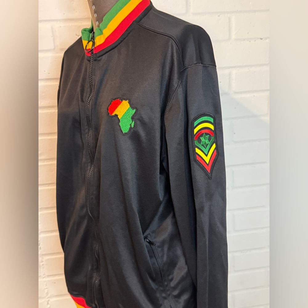 Bob Marley track suit jacket, 1 of a kind, rasta reggae